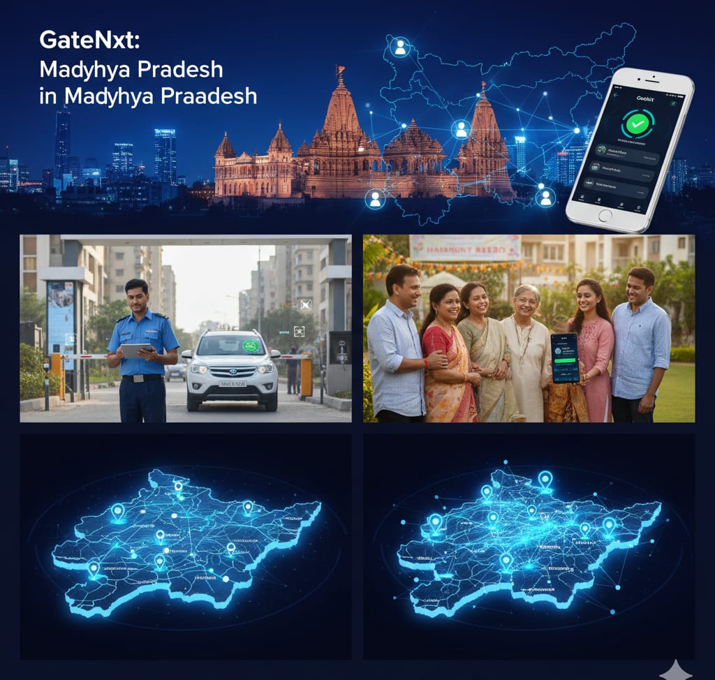 AI powered society security system in Madhya Pradesh by GateNxt